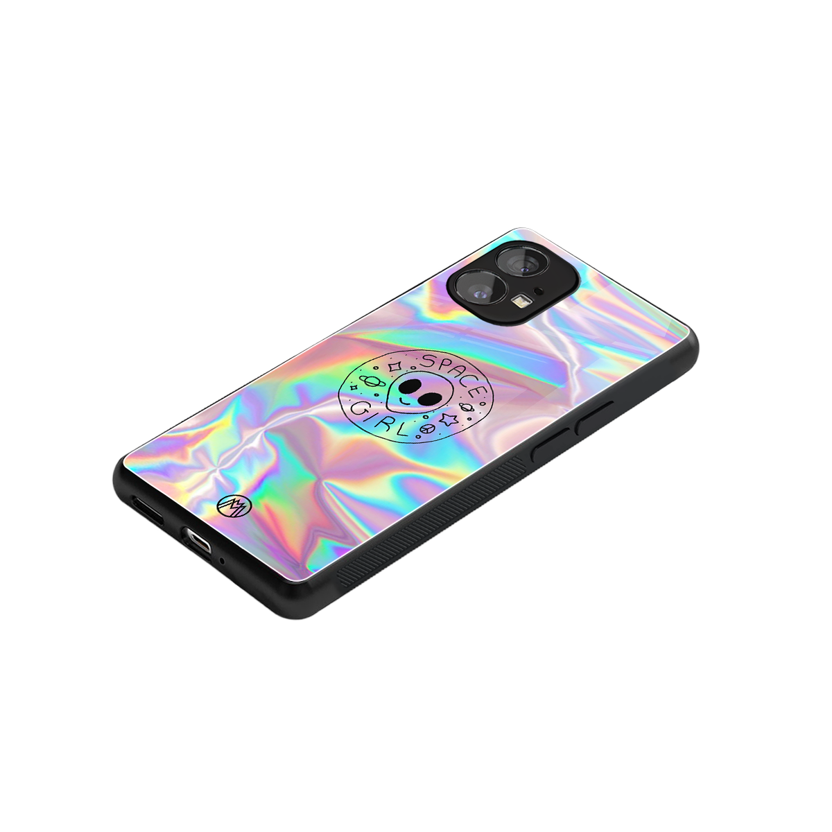 colorful alien back phone cover | glass case for nothing phone 1