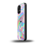 colorful alien back phone cover | glass case for nothing phone 2