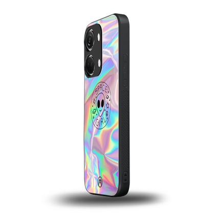 colorful alien back phone cover | glass case for oneplus nord 3