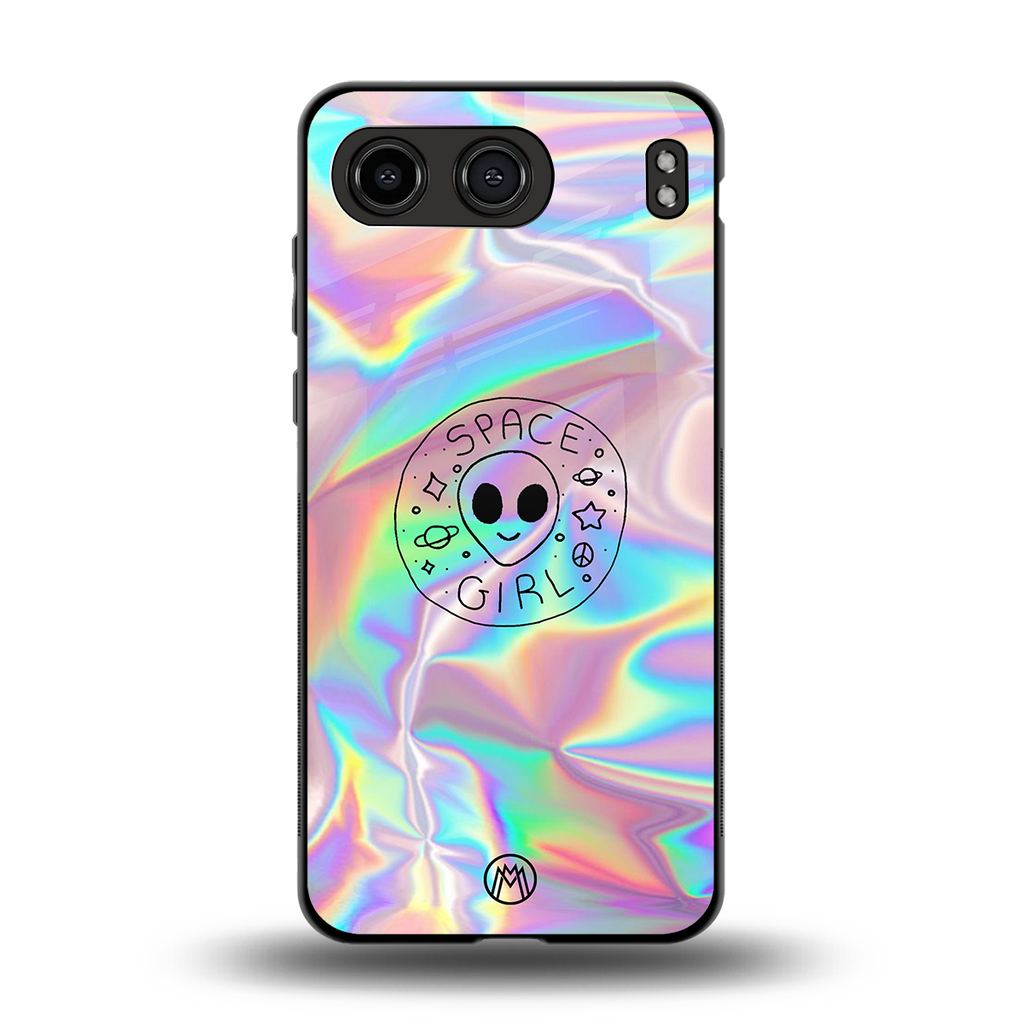colorful alien back phone cover | glass case for oneplus nord 4