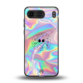 colorful alien back phone cover | glass case for oneplus nord 4