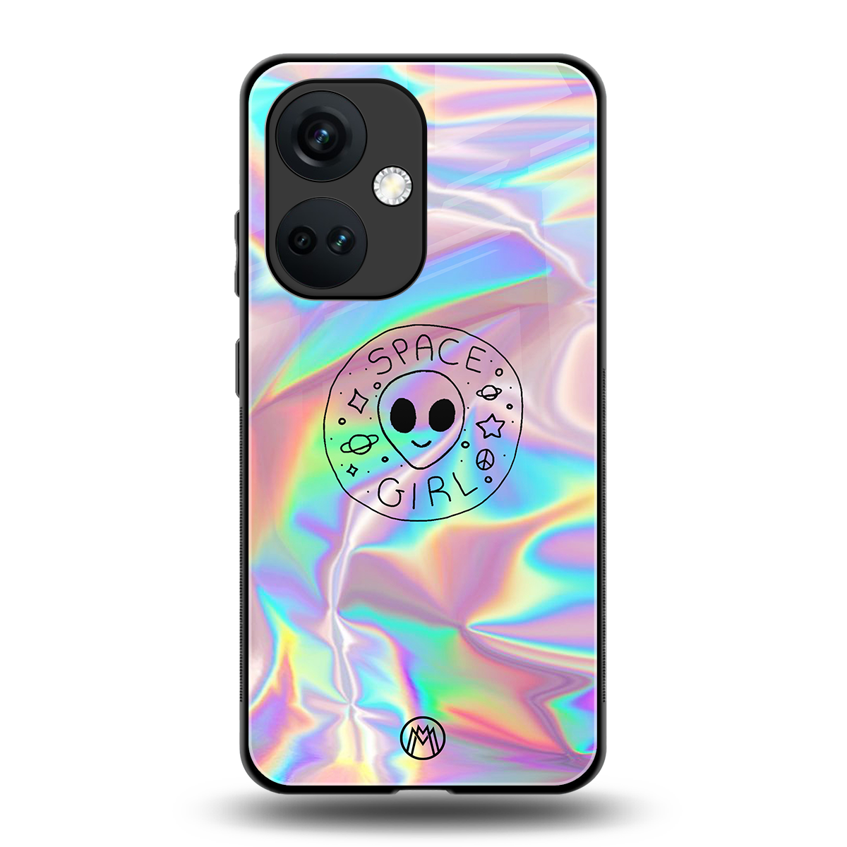 colorful alien back phone cover | glass case for oneplus nord ce 3