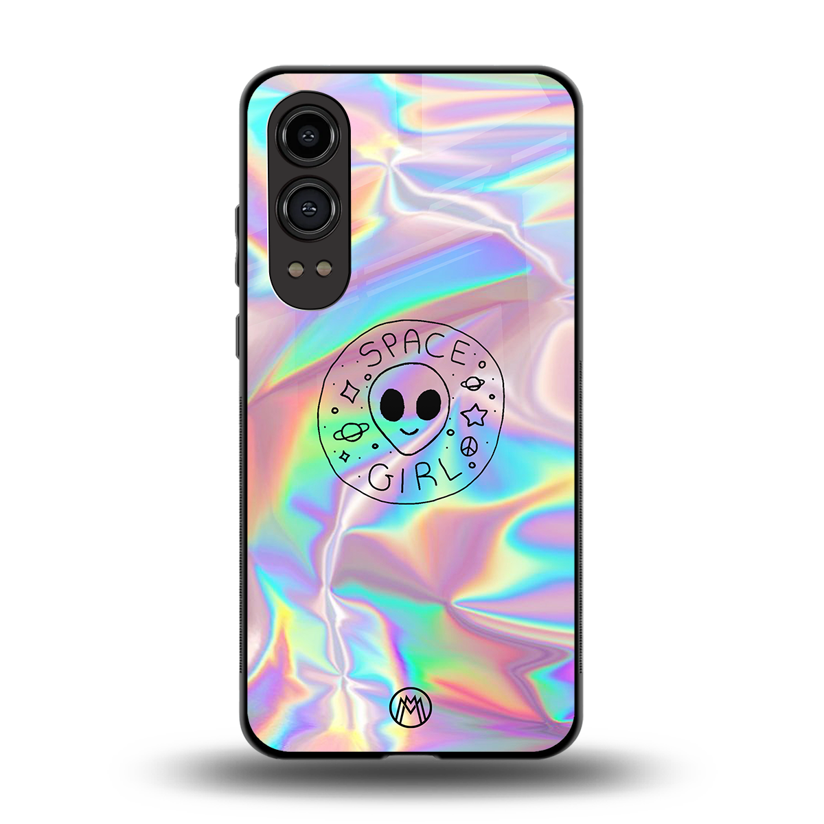 colorful alien back phone cover | glass case for oneplus nord ce 4 lite