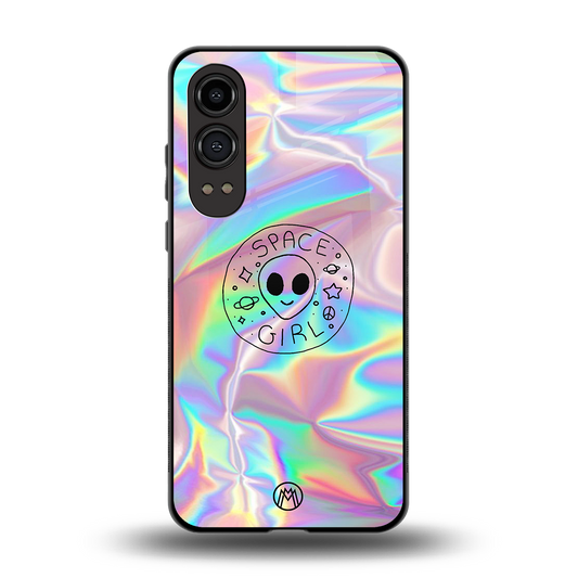 colorful alien back phone cover | glass case for oneplus nord ce 4 lite