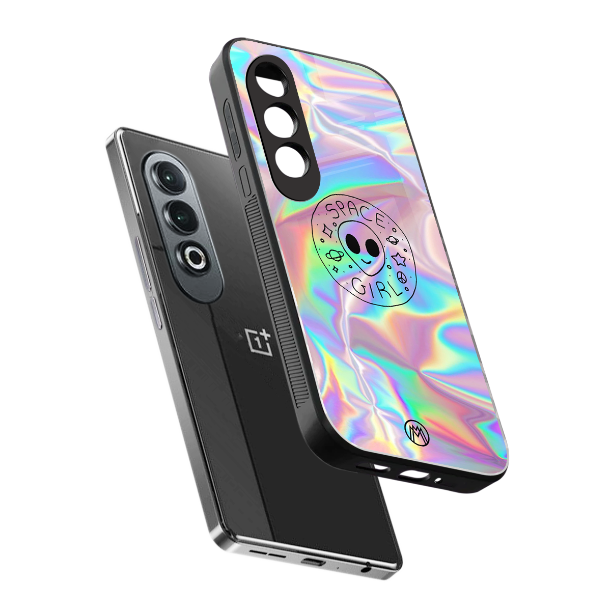 colorful alien back phone cover | glass case for oneplus nord ce 4