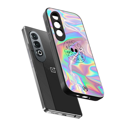 colorful alien back phone cover | glass case for oneplus nord ce 4
