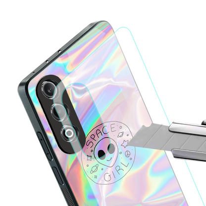 colorful alien back phone cover | glass case for oneplus nord ce 4