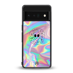 colorful alien back phone cover | glass case for google pixel 6 pro