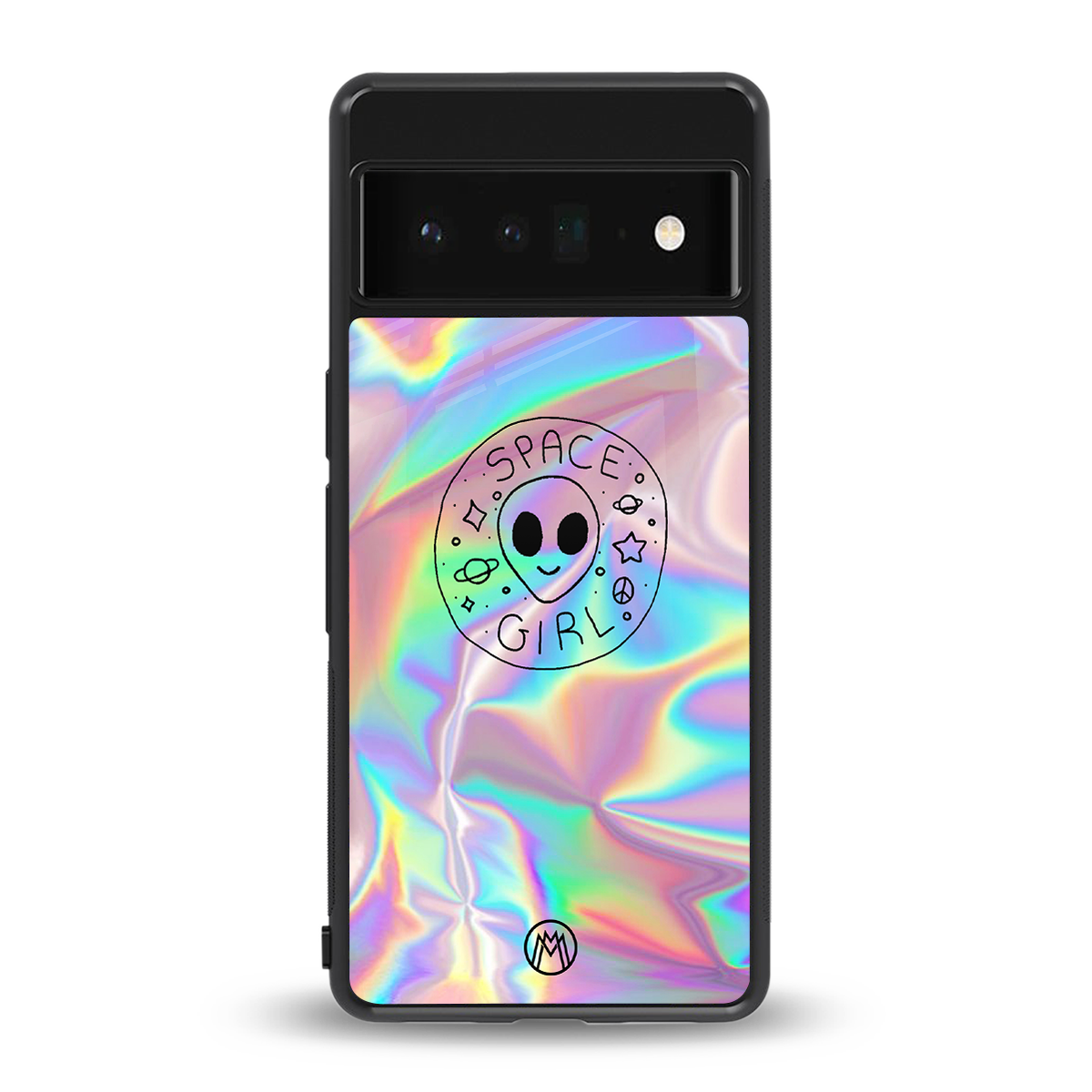 colorful alien back phone cover | glass case for google pixel 6 pro