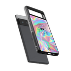 colorful alien back phone cover | glass case for google pixel 6 pro