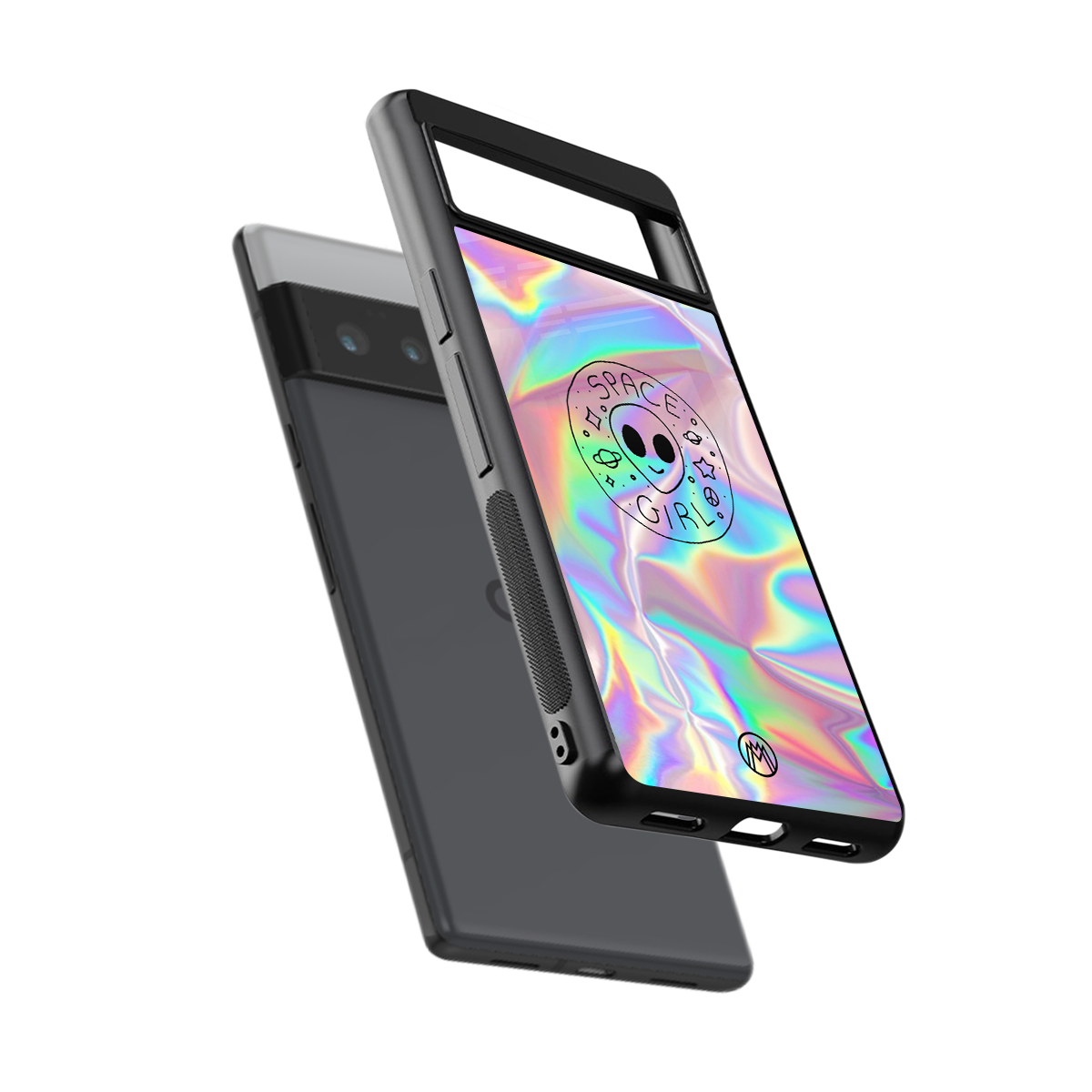 colorful alien back phone cover | glass case for google pixel 6 pro