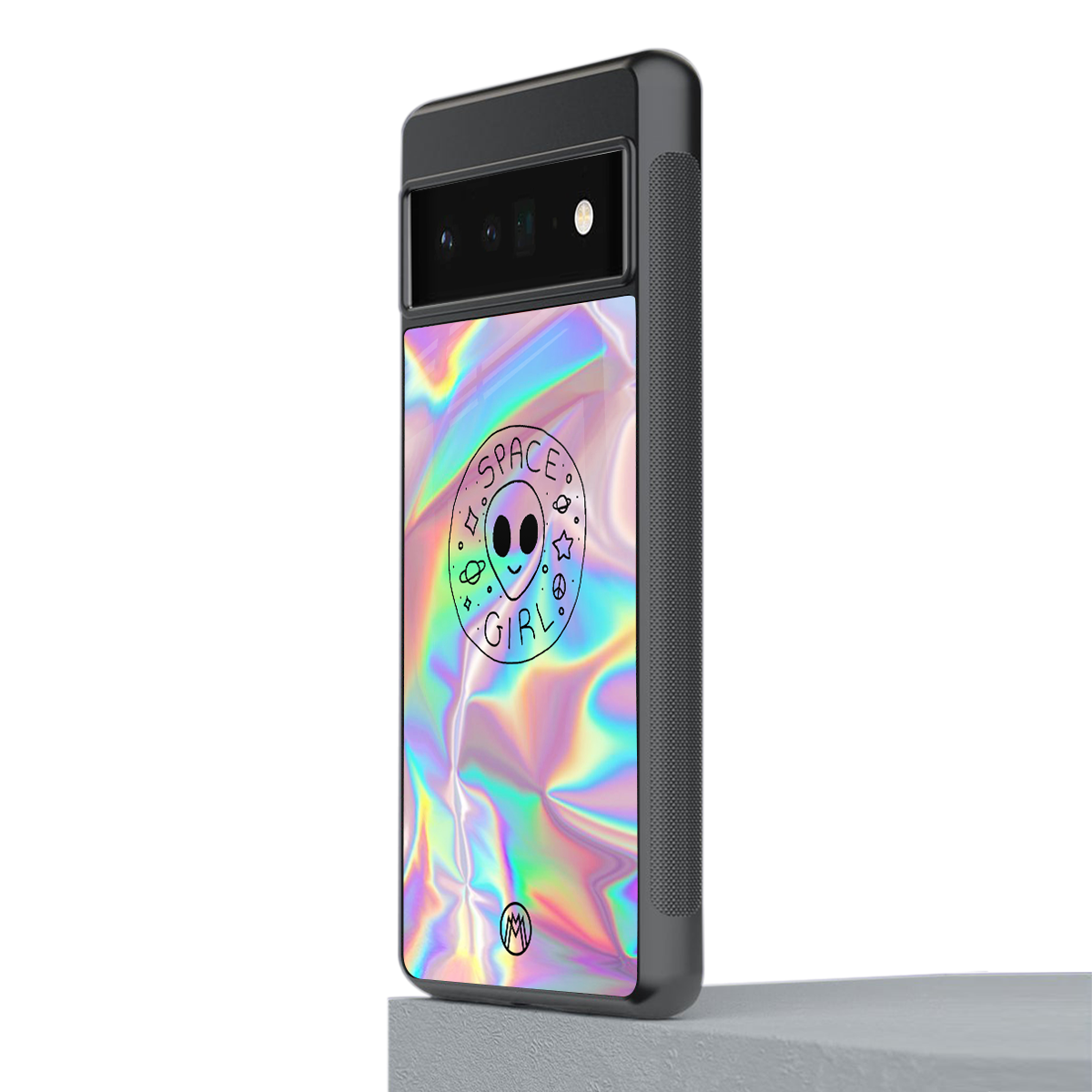 colorful alien back phone cover | glass case for google pixel 6 pro