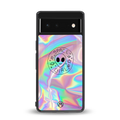 colorful alien back phone cover | glass case for Google Pixel 6A