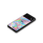 colorful alien back phone cover | glass case for google pixel 6