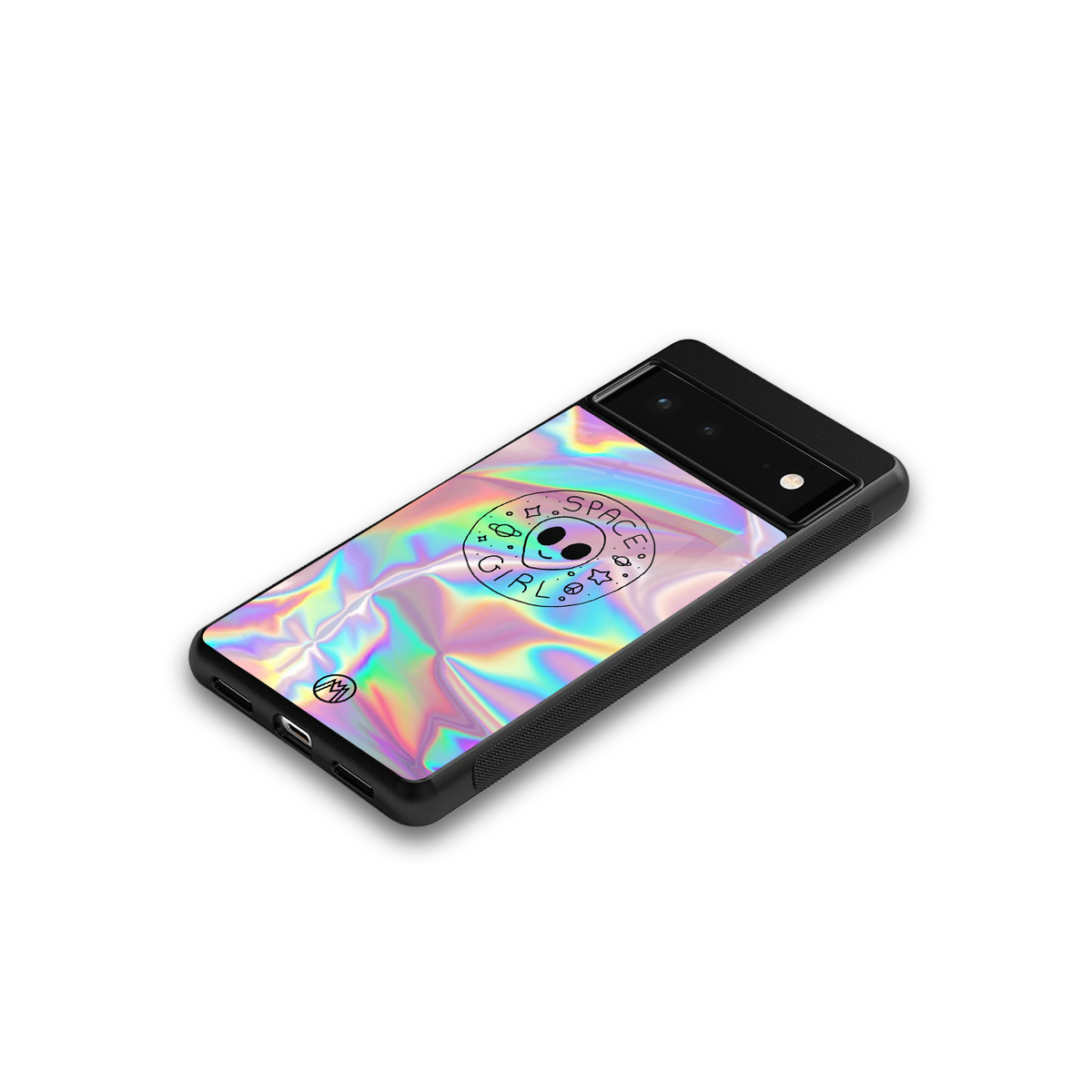colorful alien back phone cover | glass case for google pixel 6
