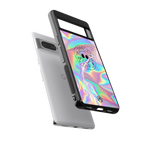 colorful alien back phone cover | glass case for google pixel 7 pro