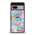 colorful alien back phone cover | glass case for Google Pixel 7