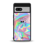 colorful alien back phone cover | glass case for Google Pixel 7