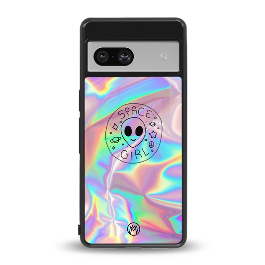 colorful alien back phone cover | glass case for Google Pixel 7A