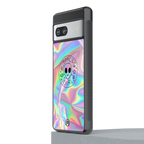 colorful alien back phone cover | glass case for Google Pixel 7