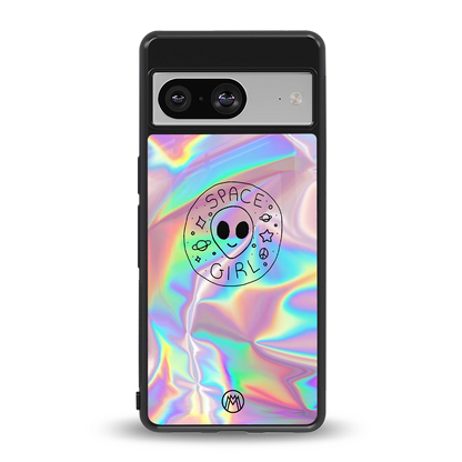 colorful alien back phone cover | glass case for Google Pixel 8