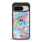 colorful alien back phone cover | glass case for google pixel 9
