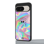 colorful alien back phone cover | glass case for google pixel 9