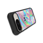 colorful alien back phone cover | glass case for google pixel 9
