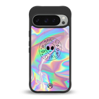 colorful alien back phone cover | glass case for google pixel 9 pro
