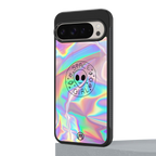 colorful alien back phone cover | glass case for google pixel 9 pro