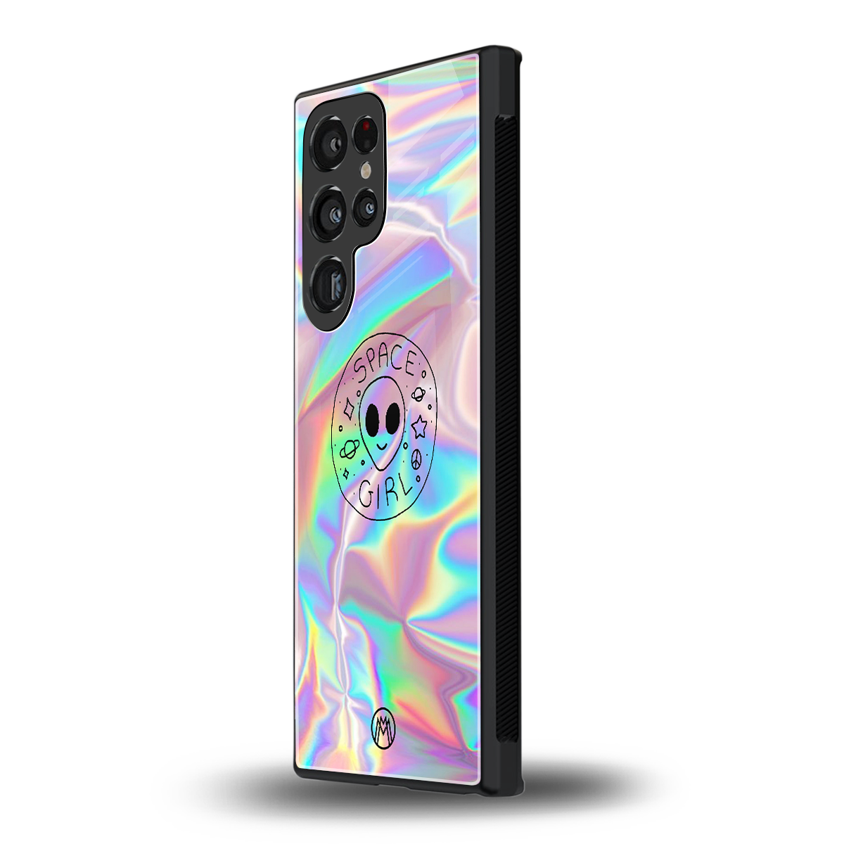 colorful alien back phone cover | glass case for samsung galaxy s24 ultra