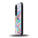 colorful alien back phone cover | glass case for samsung galaxy s24
