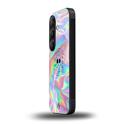 colorful alien back phone cover | glass case for samsung galaxy s24