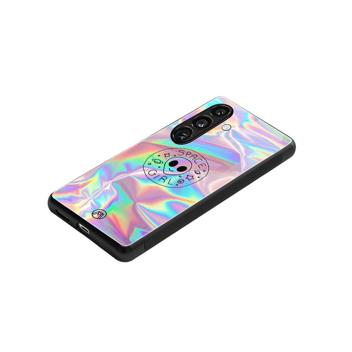 colorful alien back phone cover | glass case for samsung galaxy s23 plus