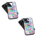 Trendy Glass Back Mobile Case for iPhone, Samsung, Redmi, OnePlus, Google Pixel, Motorola