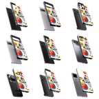 Durable Glass Back Mobile Case for iPhone, Samsung, OnePlus, Google Pixel, Redmi, Vivo, Oppo
