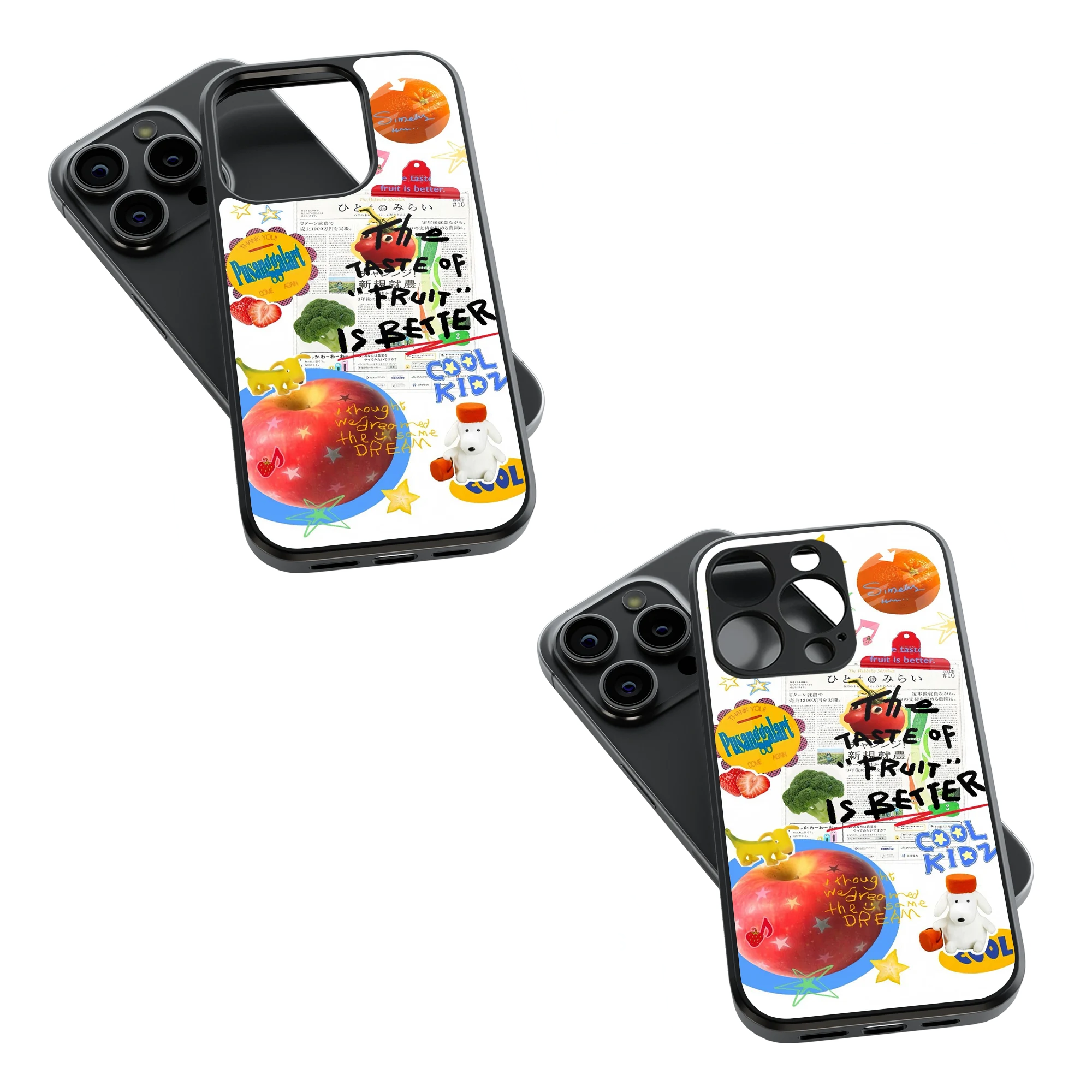 Trendy Glass Back Mobile Case for iPhone, Samsung, Redmi, OnePlus, Google Pixel, Motorola