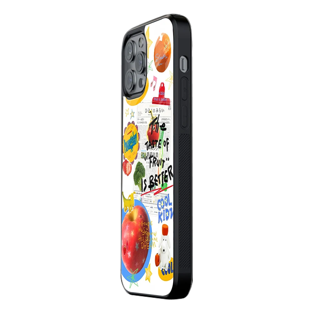 Slim Glass Back Phone Case for Multiple Brands iPhone, Samsung, Redmi, OnePlus, Oppo, Vivo