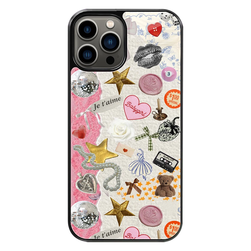 Premium Glass Back Mobile Phone Cover for iPhone, Samsung, OnePlus, Google Pixel, Redmi, Oppo, Vivo & Realme