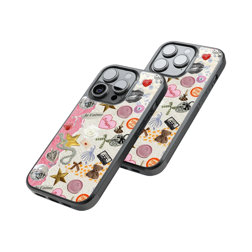 Protective Glass Back Phone Case Compatible with iPhone, Samsung, OnePlus, Pixel & More