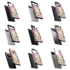 Durable Glass Back Mobile Case for iPhone, Samsung, OnePlus, Google Pixel, Redmi, Vivo, Oppo
