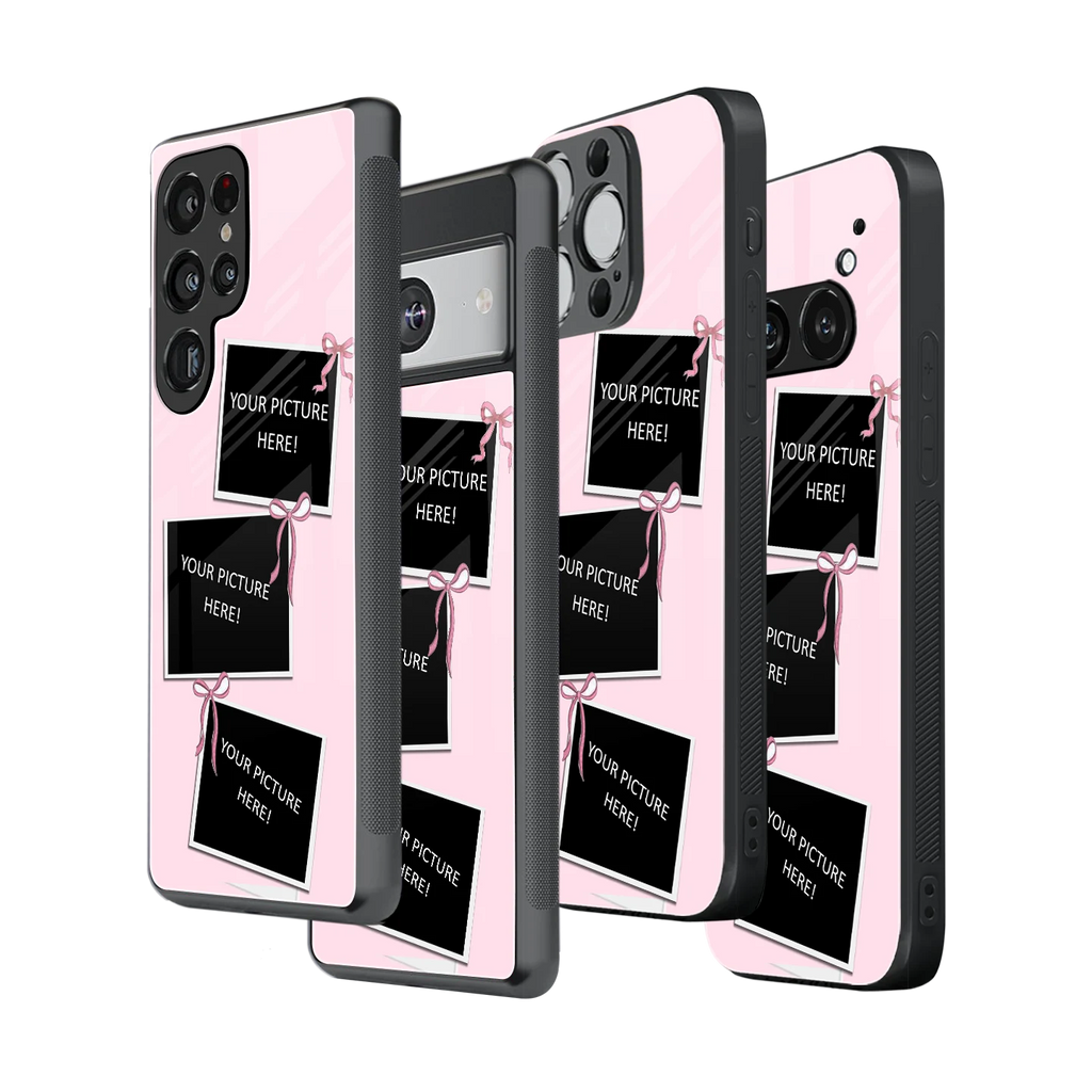 Polaroid Personalised Glass Phone Case