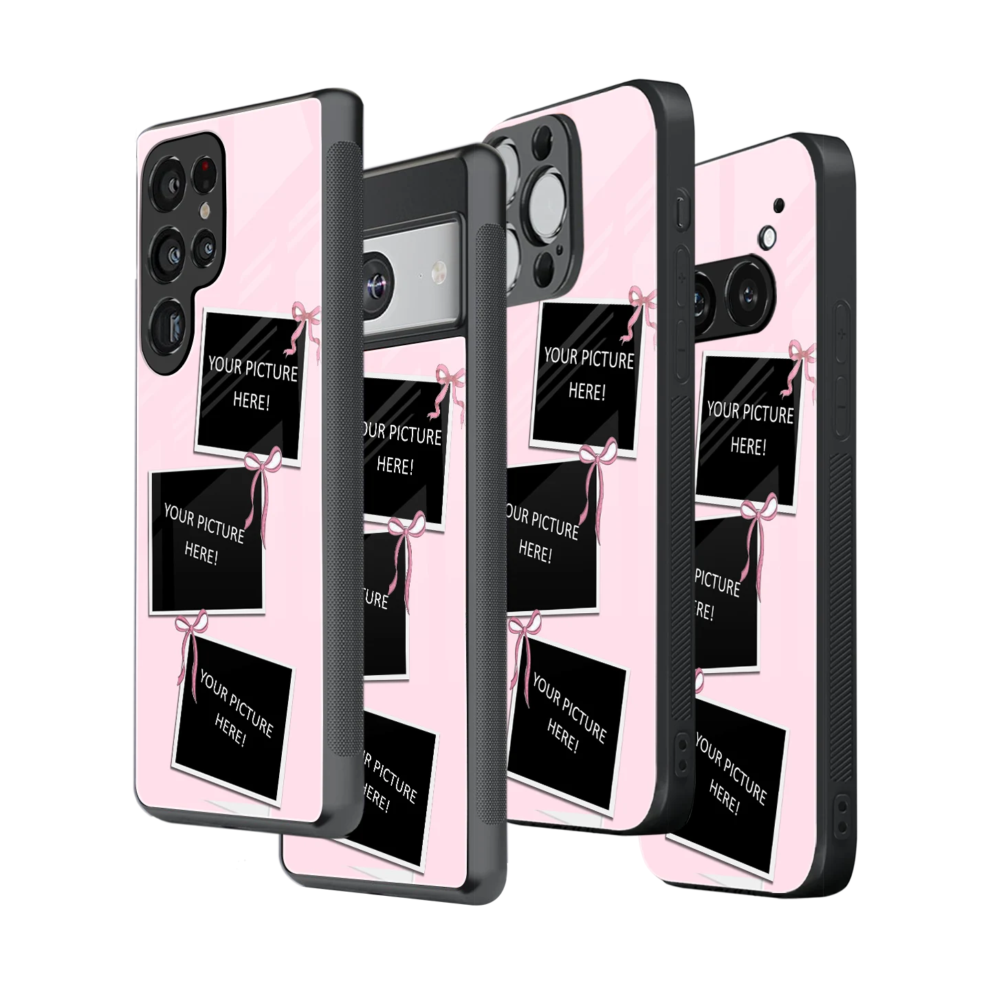 Polaroid Personalised Glass Phone Case