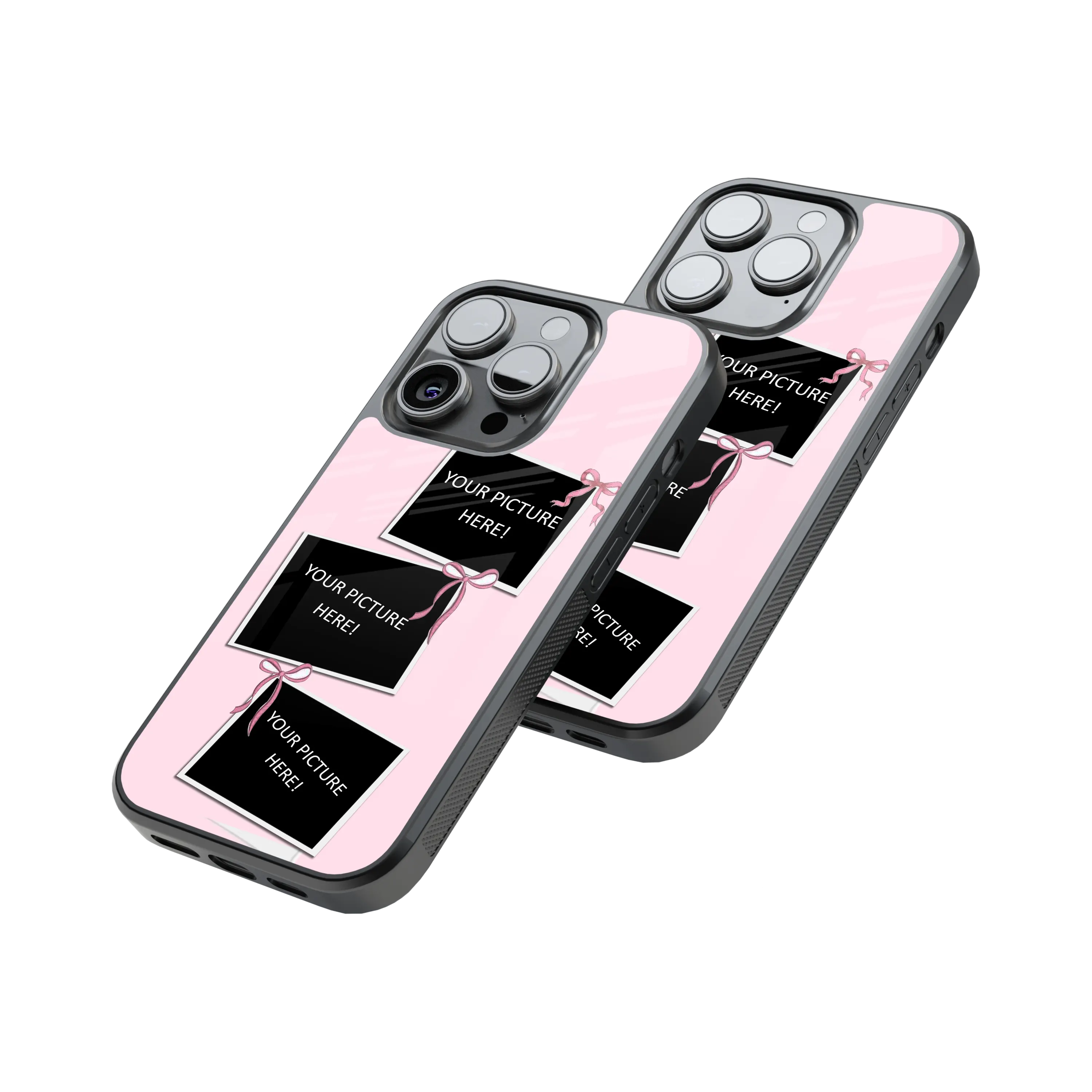 Polaroid Personalised Glass Phone Case