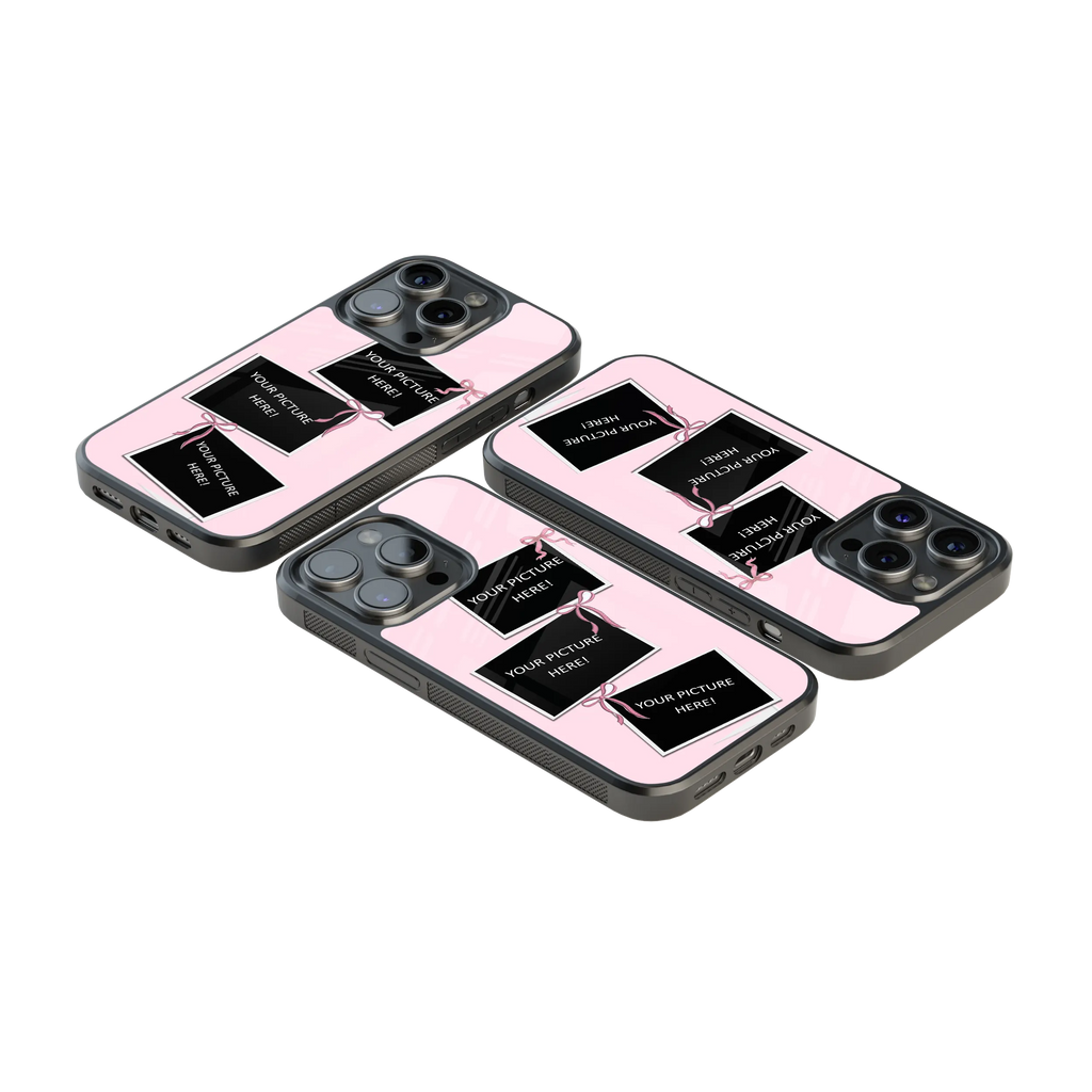 Polaroid Personalised Glass Phone Case
