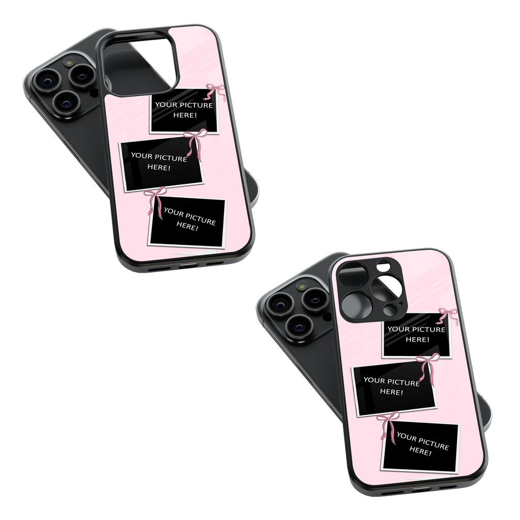 Polaroid Personalised Glass Phone Case
