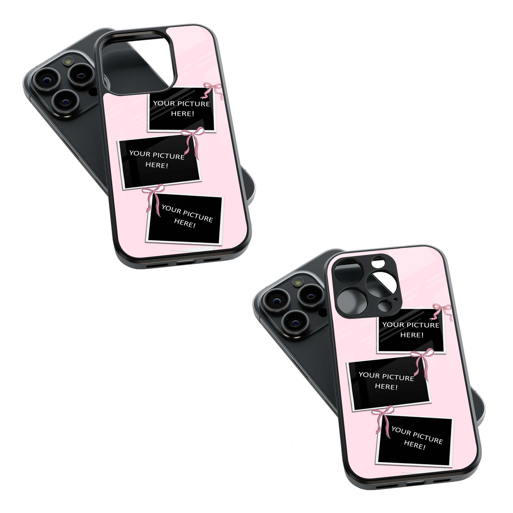 Polaroid Personalised Glass Phone Case