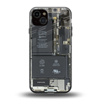 core view back phone cover | glass case for iphone 14 plus