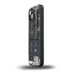 core view back phone cover | glass case for iphone 15 plus