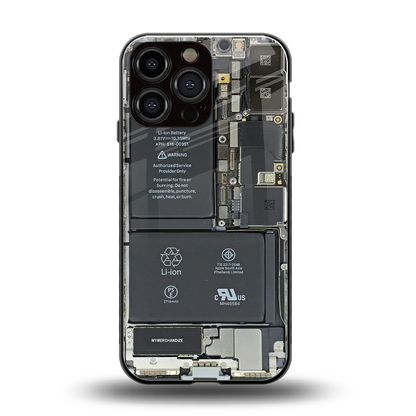 core view back phone cover | glass case for iphone 14 pro max